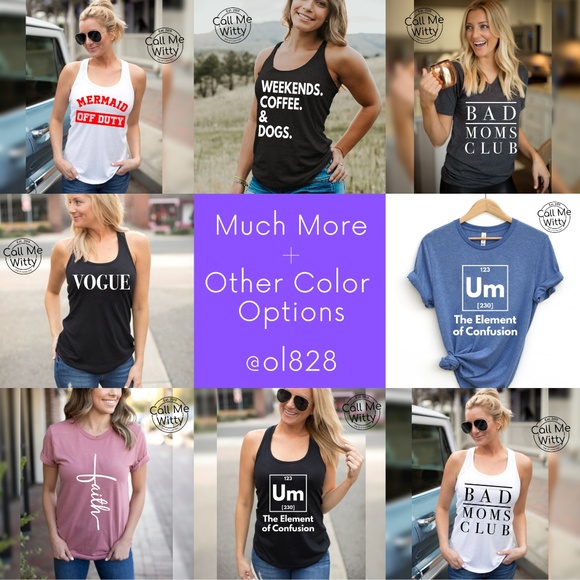 T shirts Graphic Tee For Women Mauve Top - Picture 4 of 4